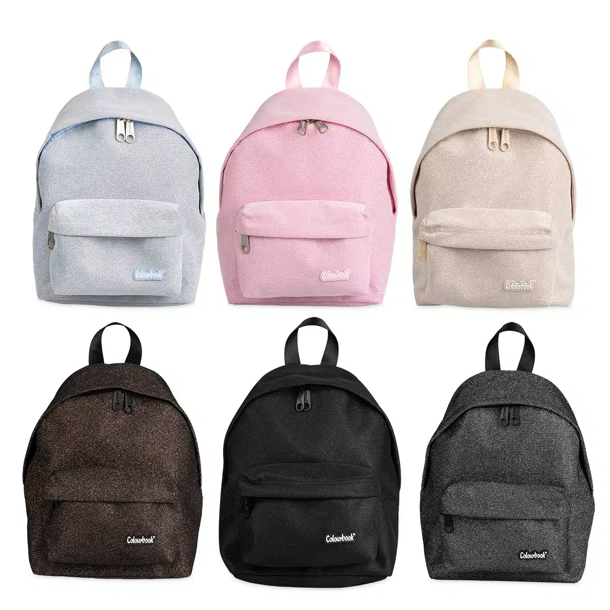 Zaino Scuola Standard Glitter Colourbook
